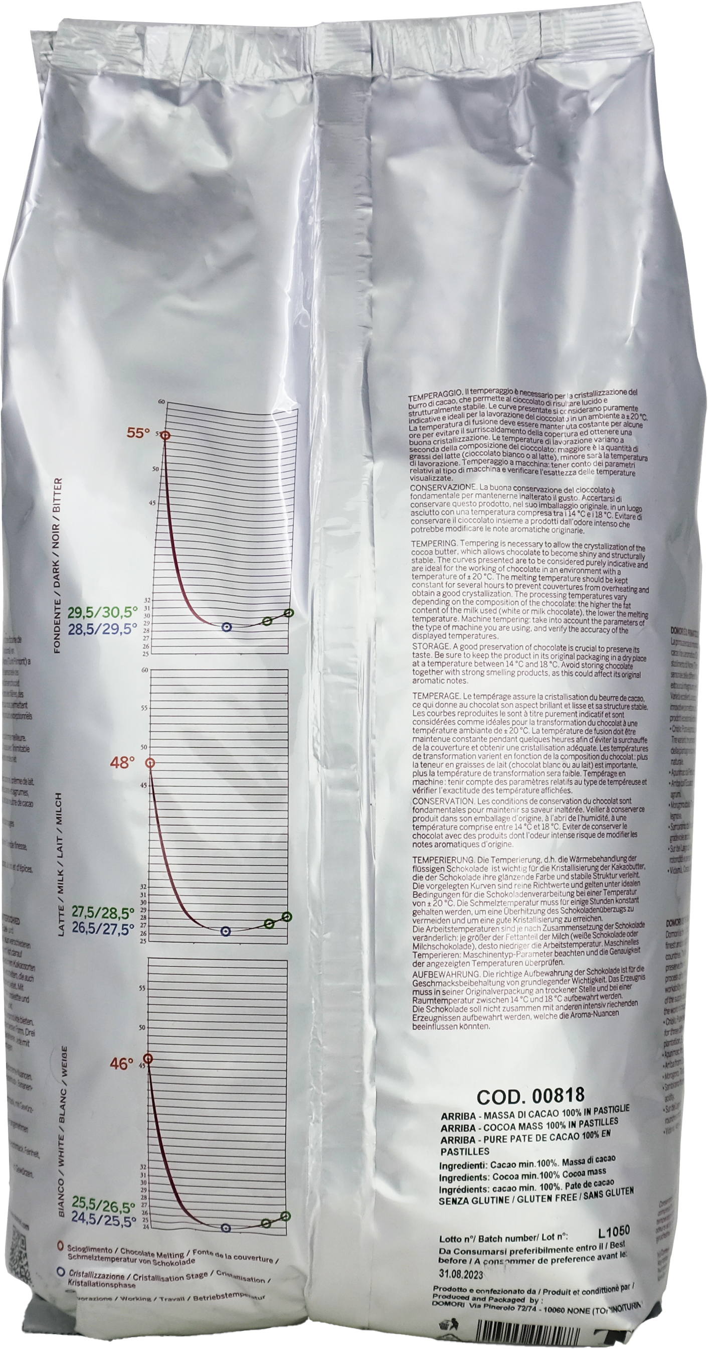 Kakaomasse 'Arriba' 100%, Drops | Chips