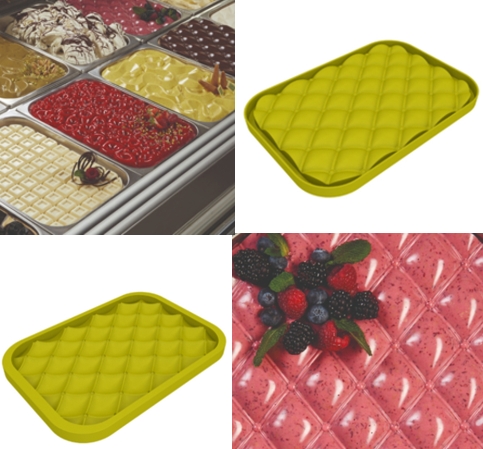 Silikon-Matte | -Form für Eis-& Creme Dekore 'Sofa' (36,15x25,15x2,1cm)