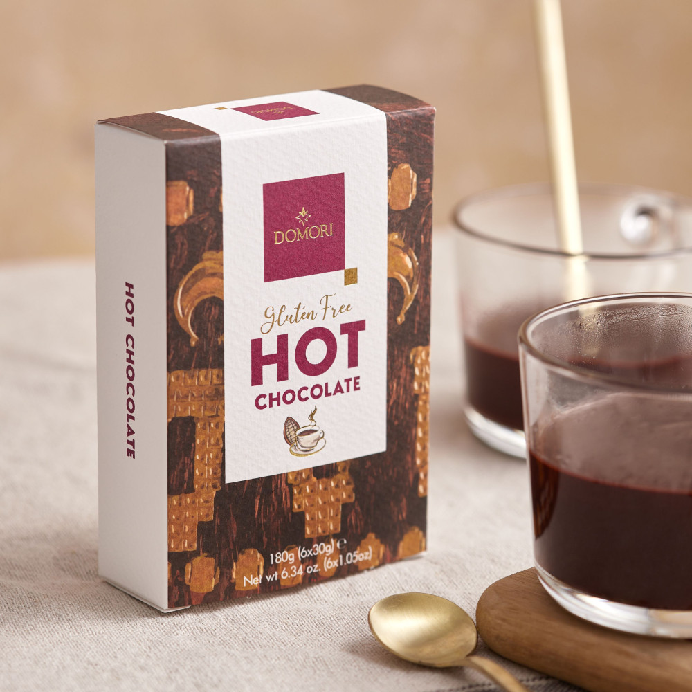 Trinkschokolade 'Hot Chocolate' dunkle Schokolade Portionsbeutel klein (30g)