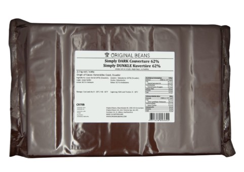 Couverture 'Simply Dark' 62% dunkel Block