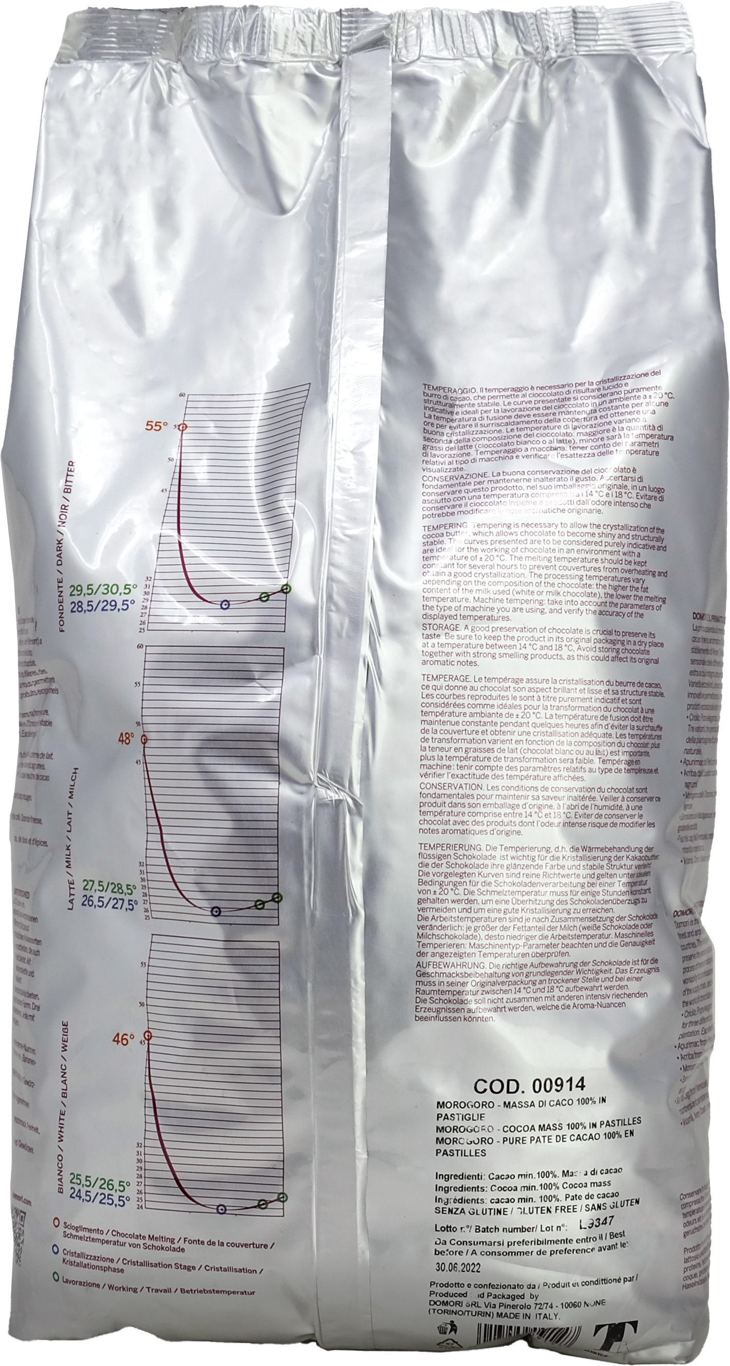 @ Kakaomasse 'Morogoro' 100% dunkel | zartbitter, Drops | Chips