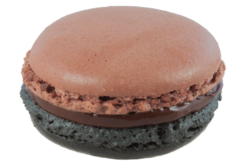 TK-Macarons Bitterschokolade 'Grand Cru' ca.4,5cm / ca.18g  (32 Stk/Pck - 12 Pck/Ukt)