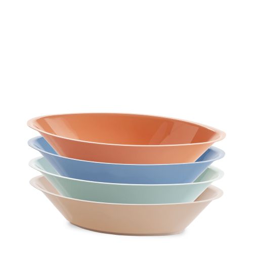 Bananen- | Banana-Split Teller wiederverwendbar (100 Stk)  