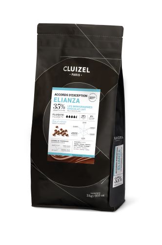 Couverture 'Elianza Lait' 35% milch, Drops | Chips