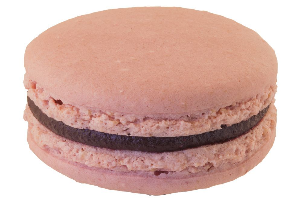 TK-Macarons Cassis | schwarze Johannisbeere ca.4,5cm / ca.20g  (32 Stk/Pck - 12 Pck/Ukt)