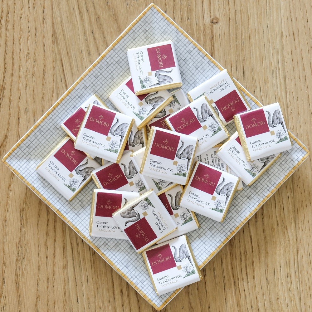 Napolitaner-| Neapolitaner Mini-Schokotafel 'Morogoro' (185 Stk)