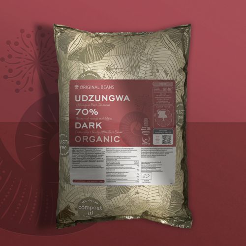 BIO Couverture 'Udzungwa' 70% dunkel | zartbitter, Drops | Chips