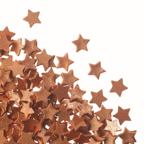 @ Schoko-Dekor weiß Sterne bronze (200g)