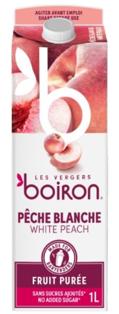 Pfirsich weiß Püree ungezuckert, ungekühlt